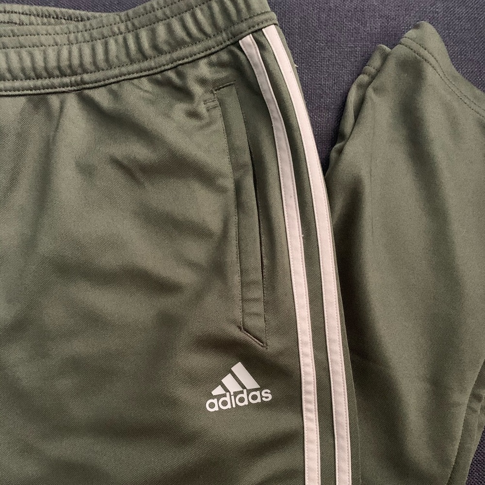 Adidas Army Green Soccer Pants